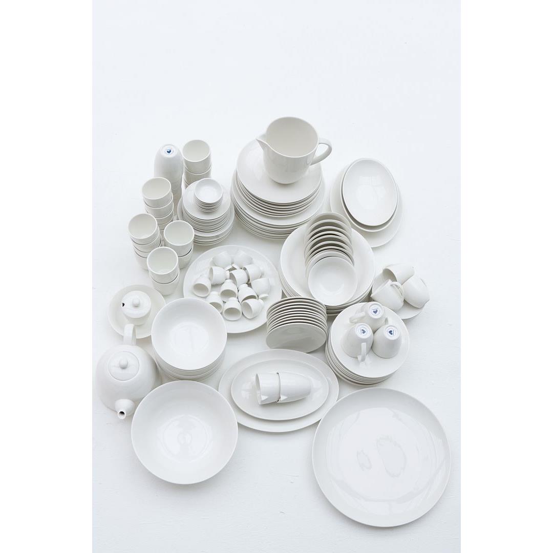 vtwonen Mini Mokken met Oor - Set van 6 - Wit - Porselein - 150ml