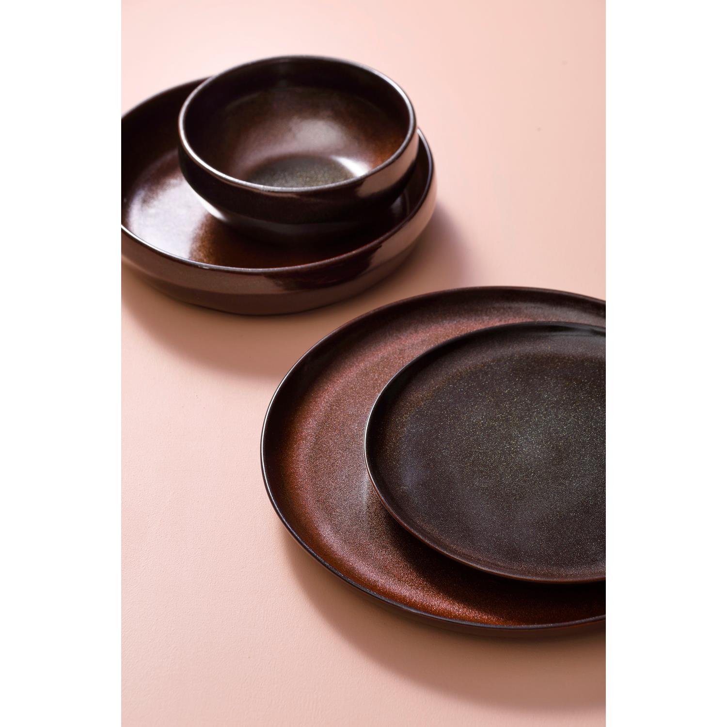 Palmer Serviesset Bama Copper Stoneware 6-persoons 24-delig Koper