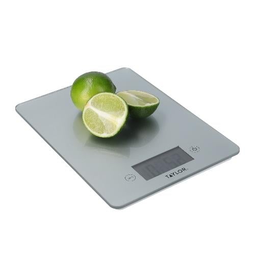 Taylor - Keukenweegschaal, Digitaal, Glas, 5 KG, Zilver - Taylor | Pro