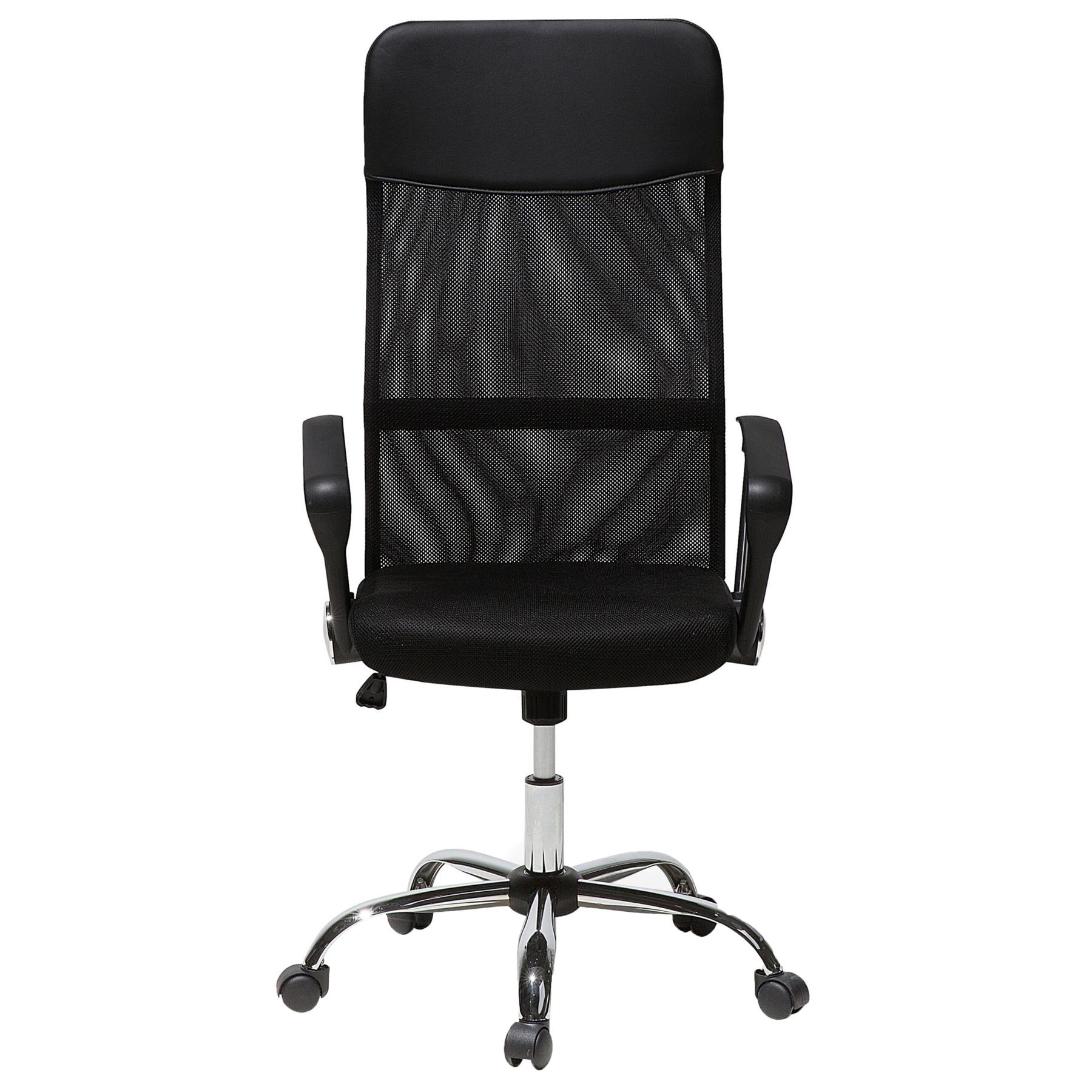 Beliani - DESIGN - Bureaustoel - Zwart - Polyester