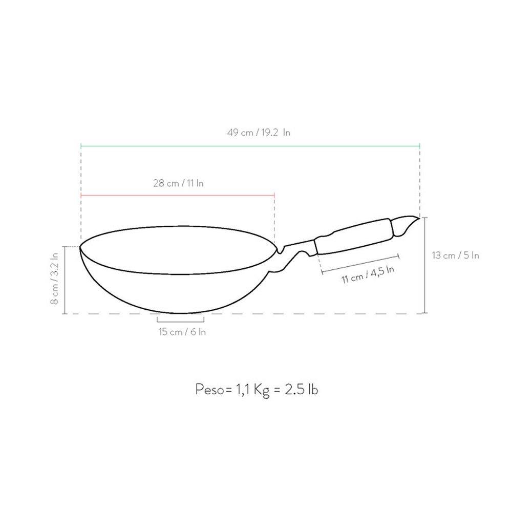 Primecook - Wok - Ø 28 cm - PFAS-vrij