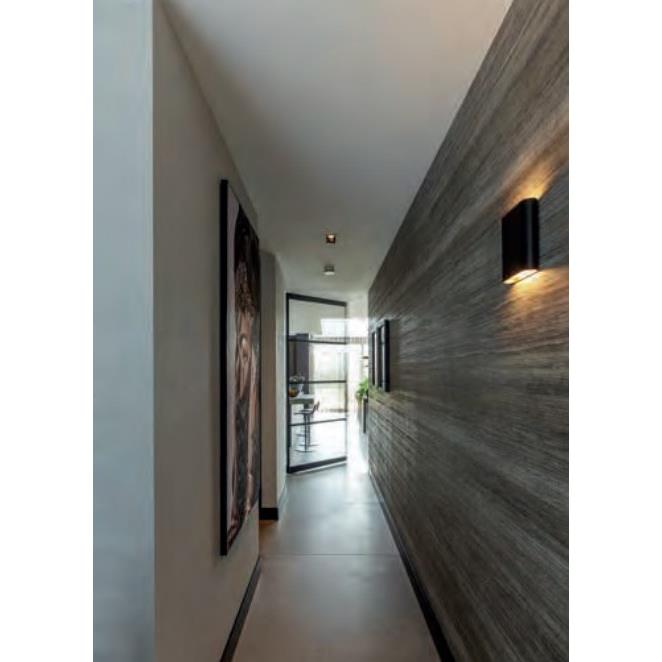 Berla Lighting Wandlamp Ovalo 12Watt Led Zwart Goud