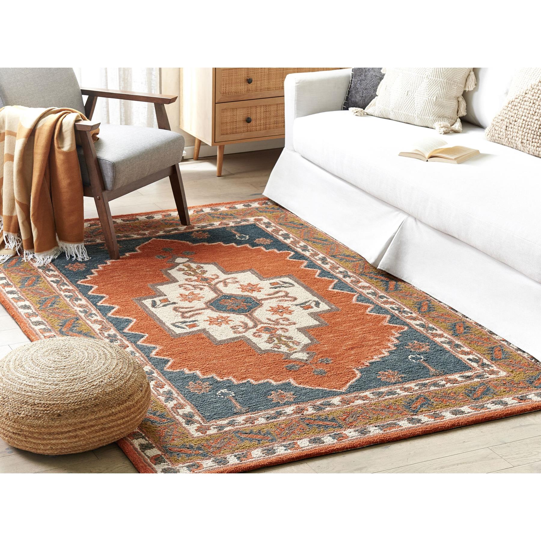 Beliani - GELINKAYA - Vloerkleed - Multicolor - 200 x 200 cm - Wol