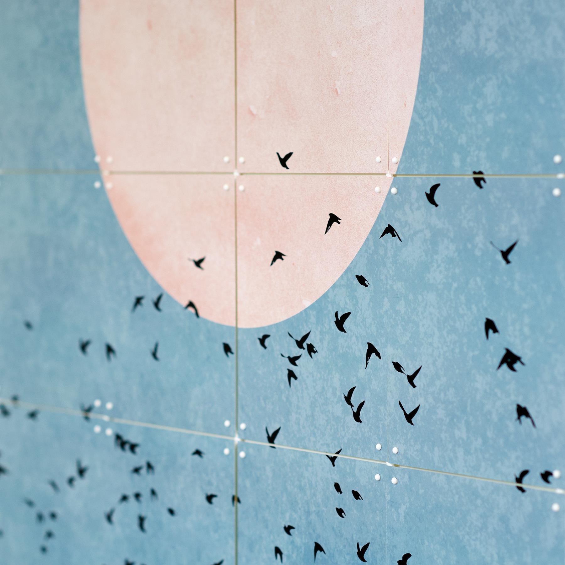 IXXI Free Souls Fly Away Wandsysteem 120 x 80 cm