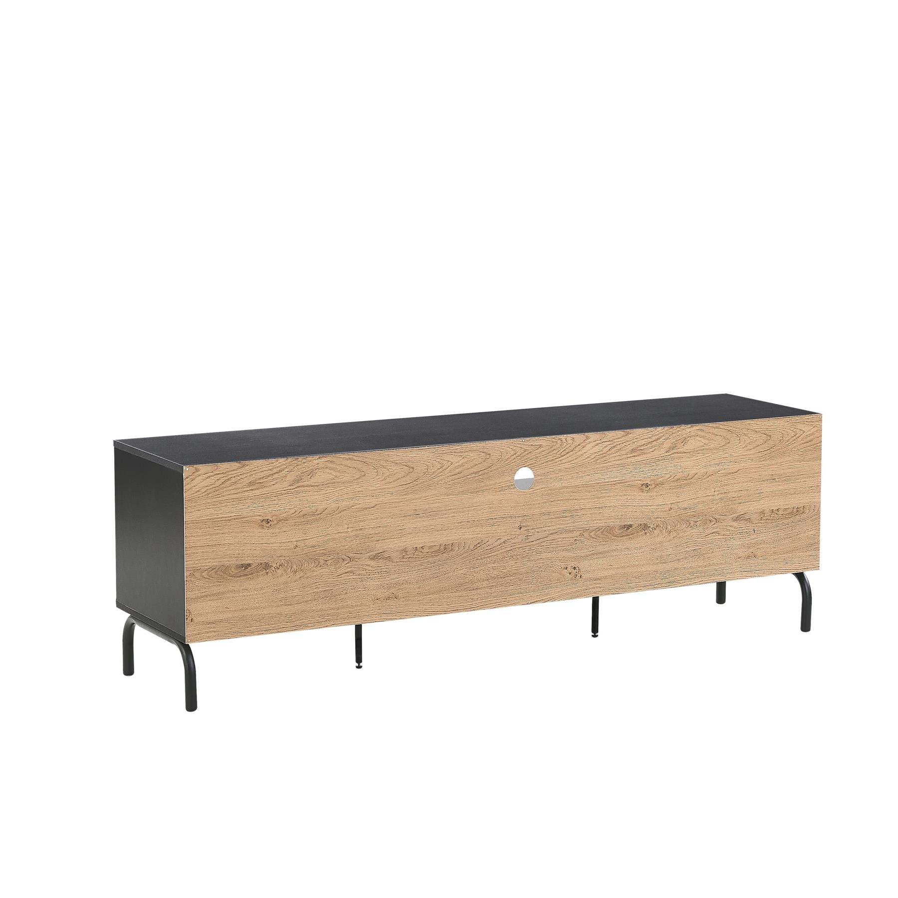 Beliani - ARKLEY - TV-meubel - Zwart - Vezelplaat