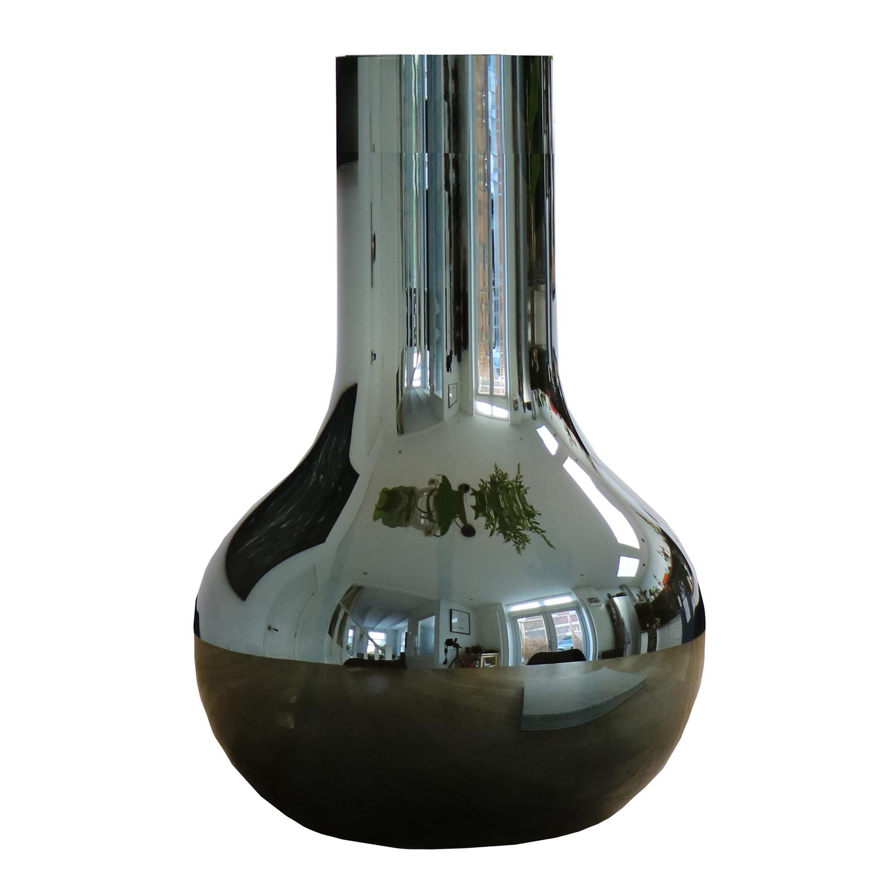 Vase The World - Seim S gloss grey Ø25,5 x H37 cm