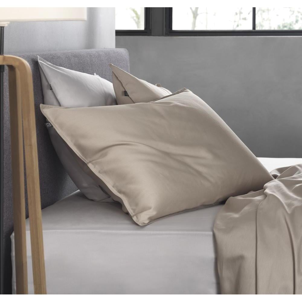 Zo Home Satinado Kussensloop Katoen Satijn - forest sand 40x80cm