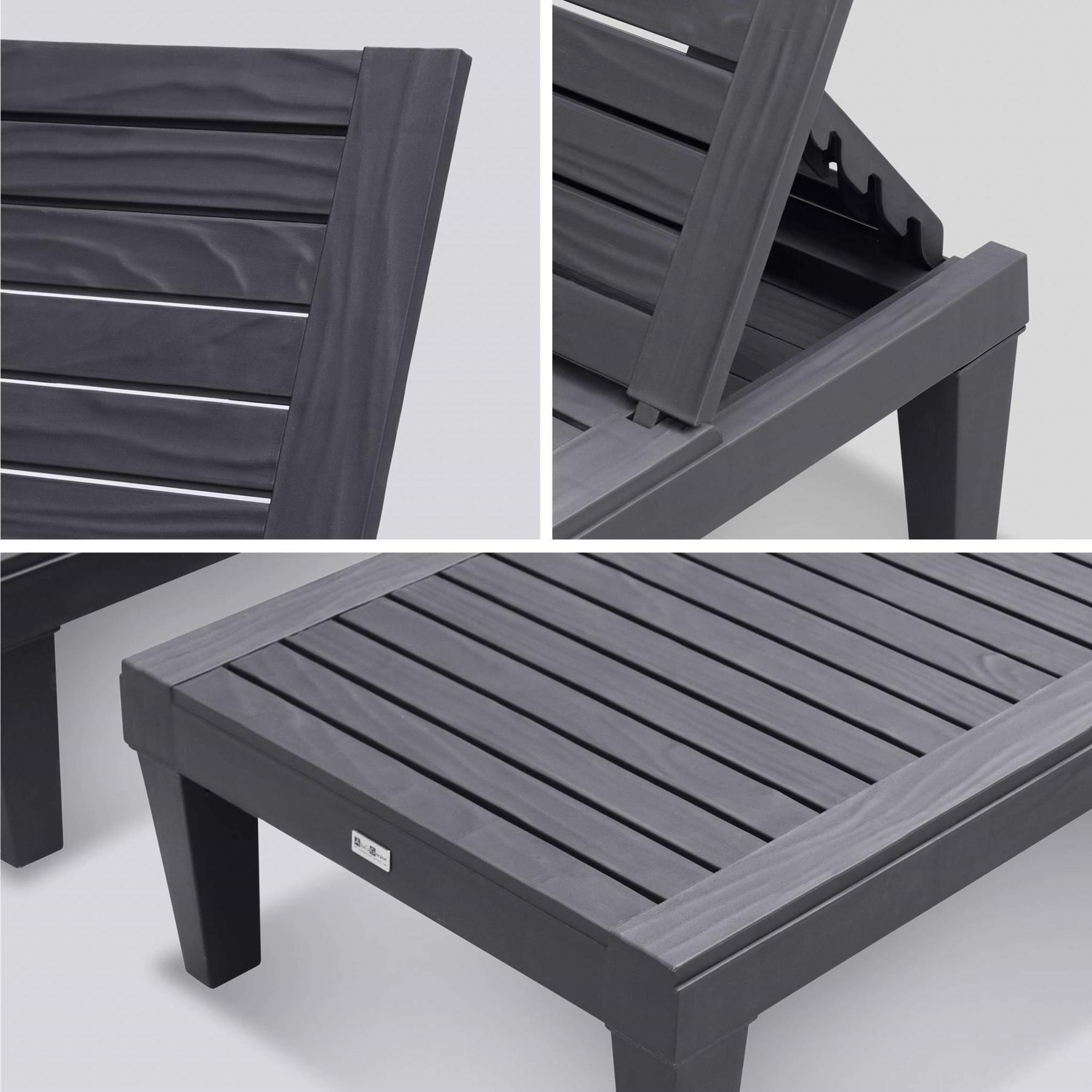 sweeek - Set van 2 verstelbare ligstoelen - PIA