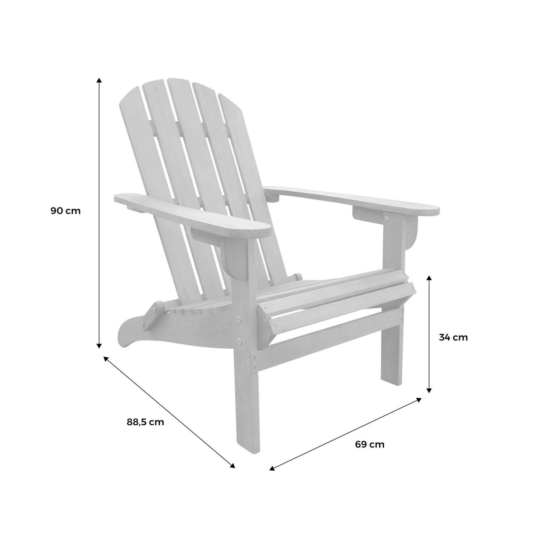 sweeek - Adirondack tuinstoel van hout