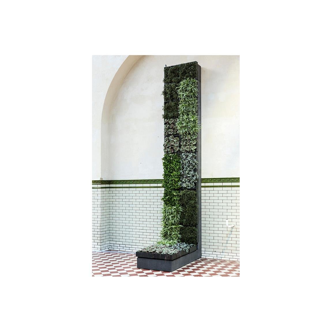 D&M KAROO verticale tuin met potgrond - wit