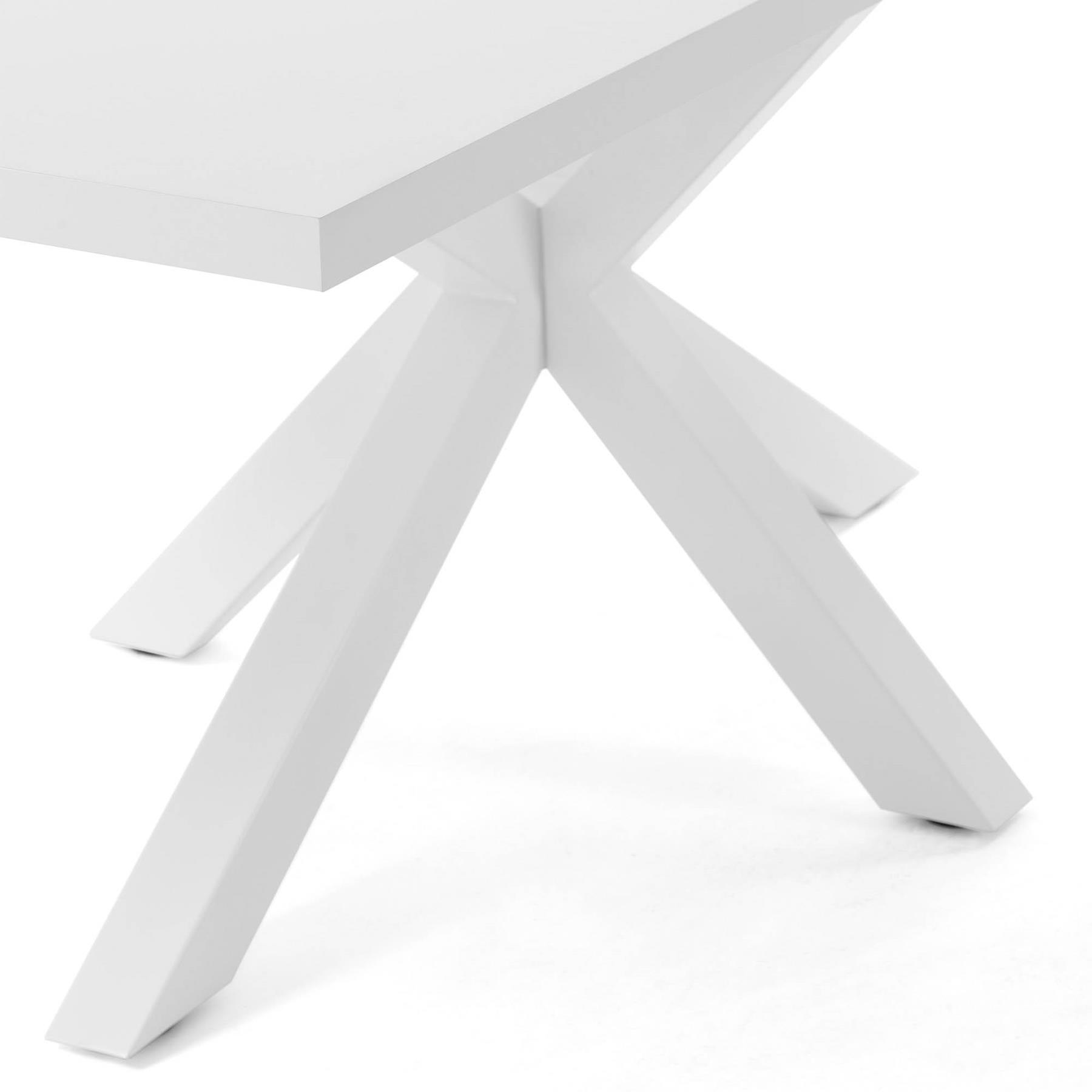 Kave Home Argo Eettafel - 200 x 100 cm - Wit