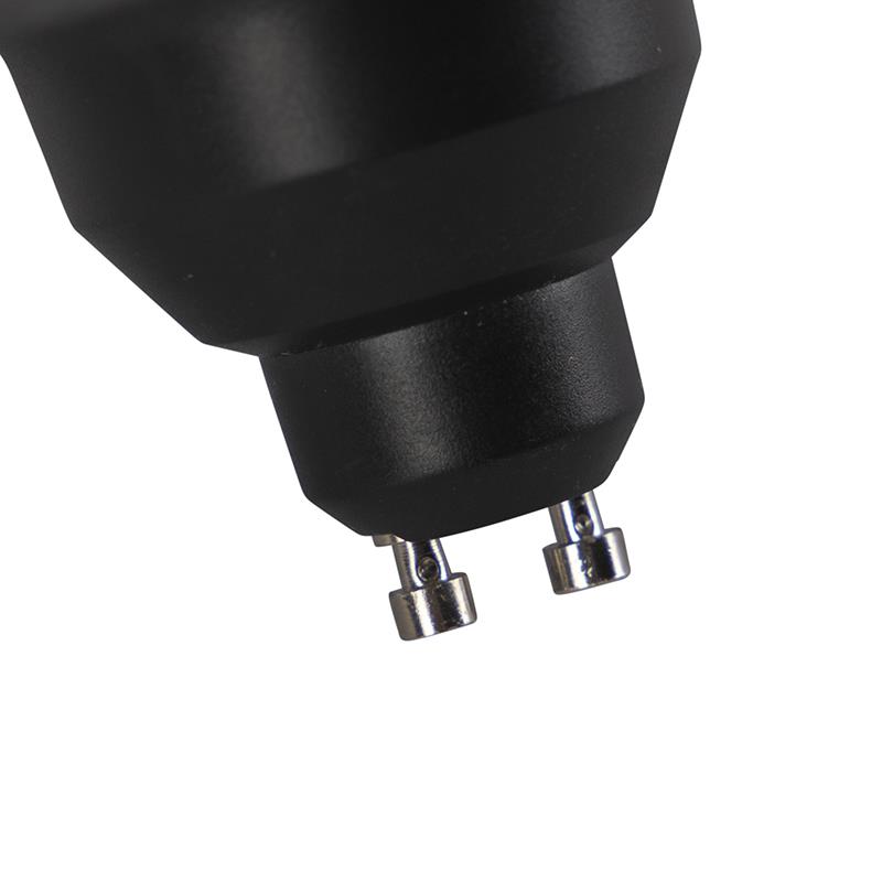 LUEDD GU10 dimbare LED AR111 zwart 8W 600 lm 2700K