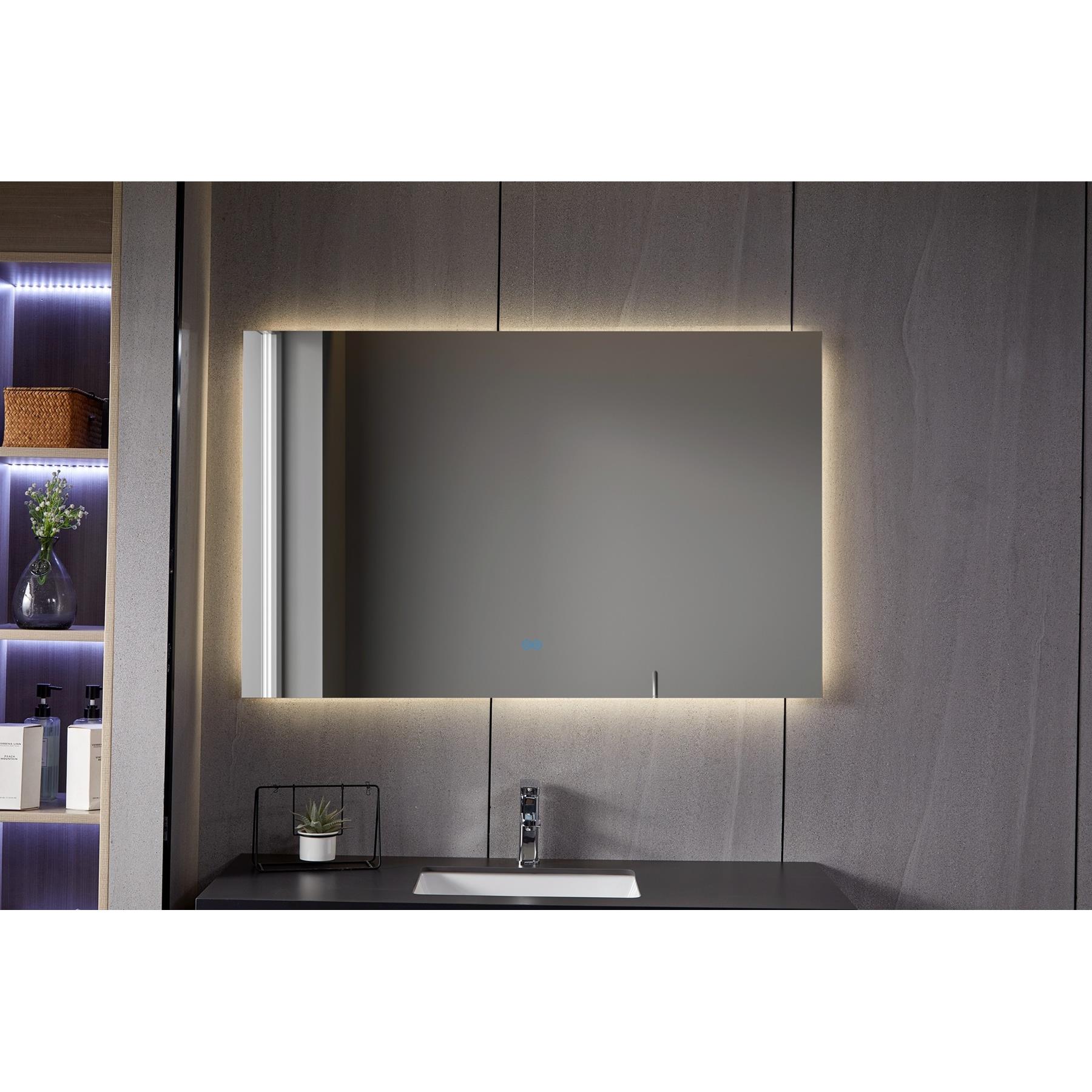 Vtw Living - Badkamerspiegel - Spiegel - Anti Condens - 120 cm