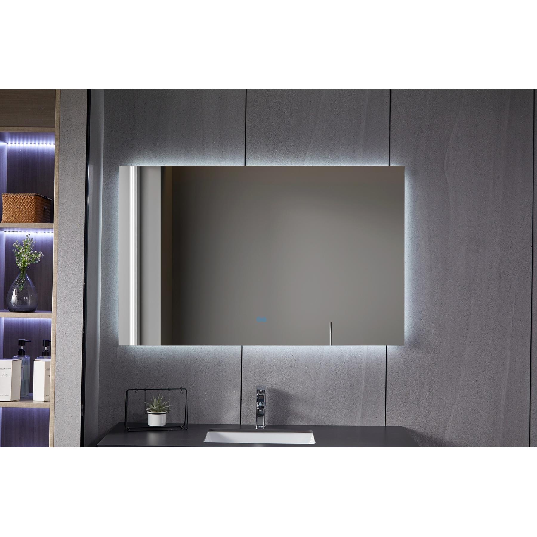 Vtw Living - Badkamerspiegel - Spiegel - Anti Condens - 120 cm