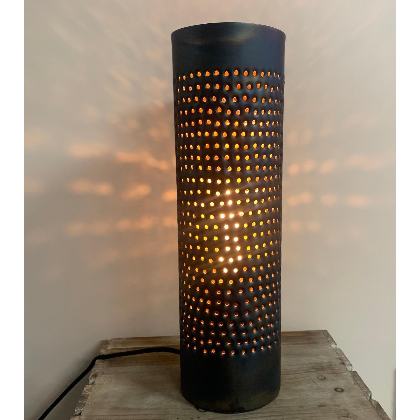 Freelight Tafellamp Forato Vintage Black Brown 12cm