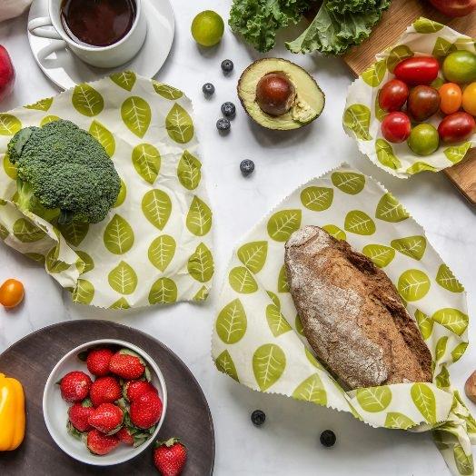 Tala - Vegan Was Vershoud Rol, 90 x 30.5 cm, Blaadjes - Tala