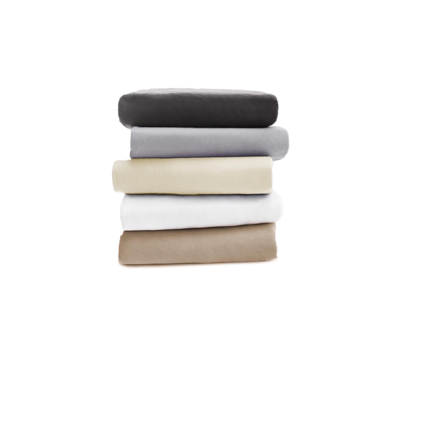 Eleganzzz Topper Hoeslaken Flanel ivoor