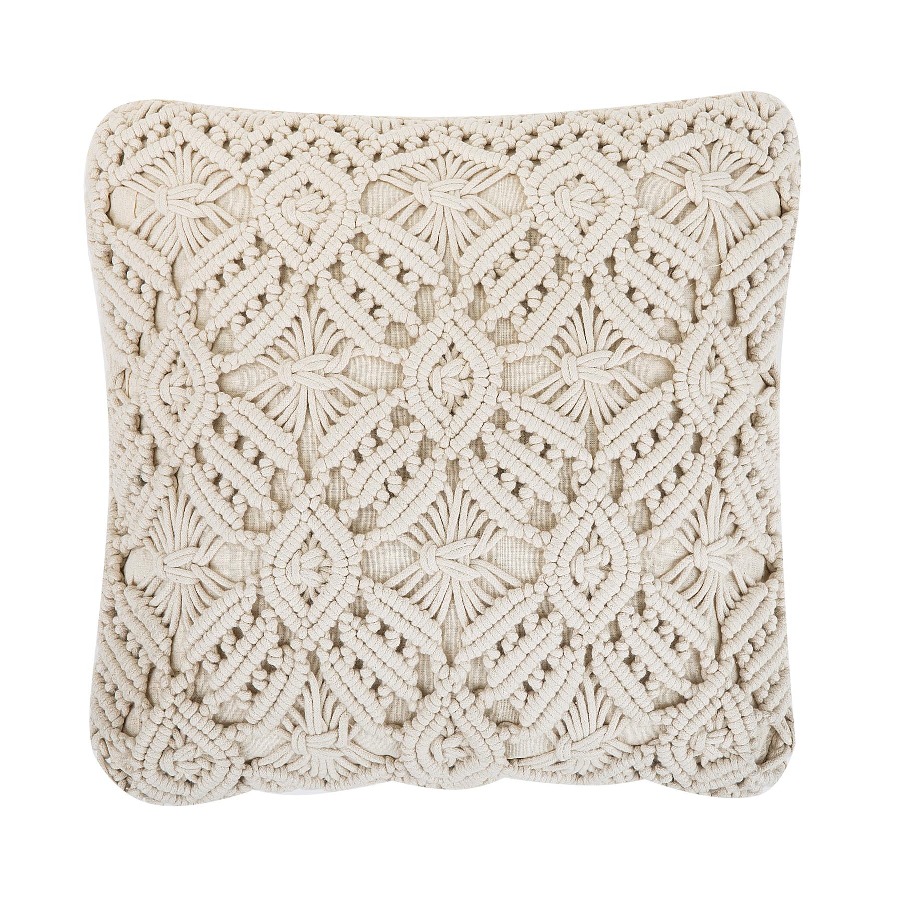 Beliani - ESENKOY - Sierkussen set van 2 - Beige - 50 x 50 cm - Katoen