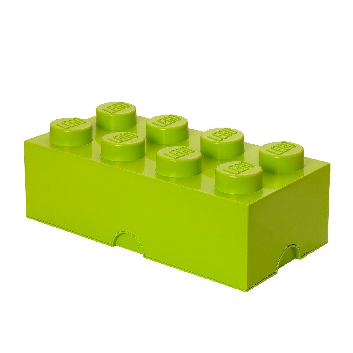 LEGO - Opbergbox Brick 8, Limegroen - LEGO