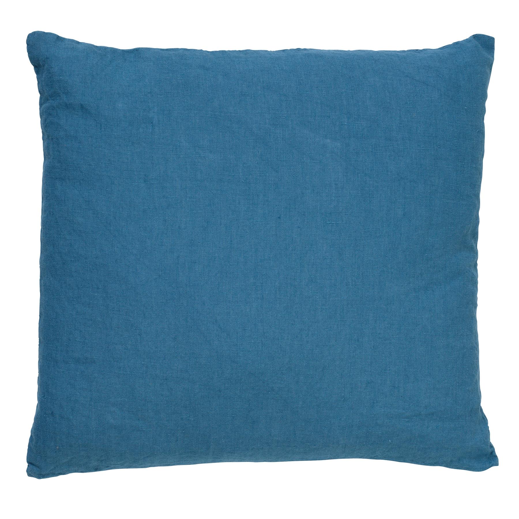 Dutch Decor sierkussen LINN - 45x45 cm Provincial Blue