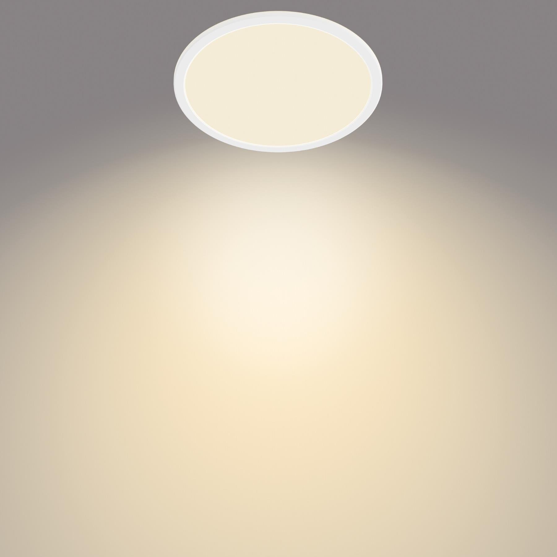 Philips SuperSlim badkamer plafondlamp - wit - rond - 15 W