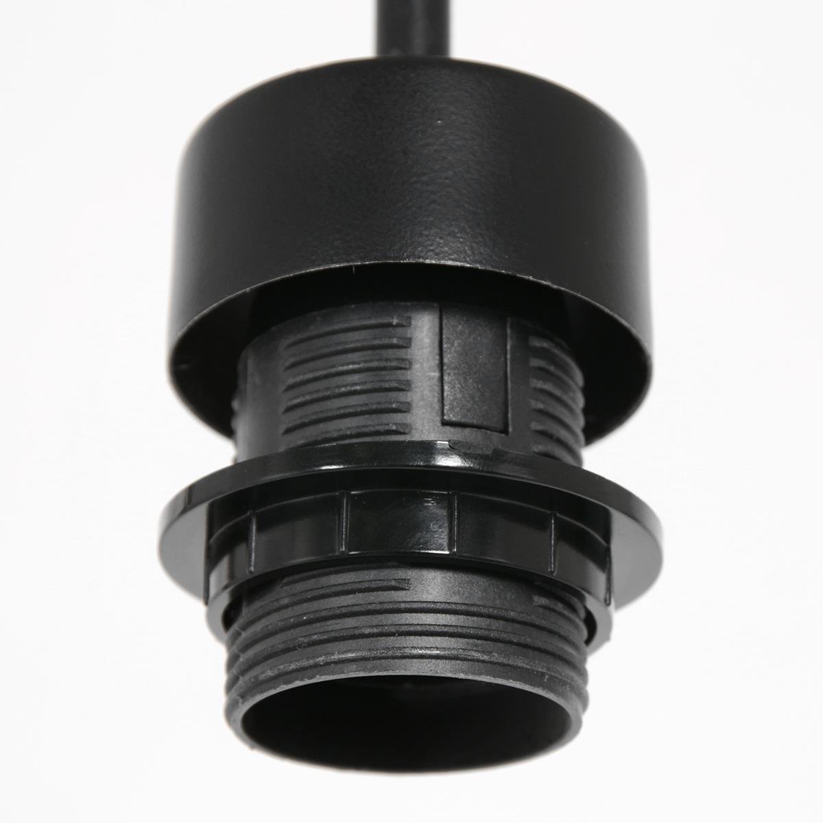 Steinhauer - hanglamp - Sparkled Light - zwart - metaal - Ø 11cm - E27 - 3602ZW