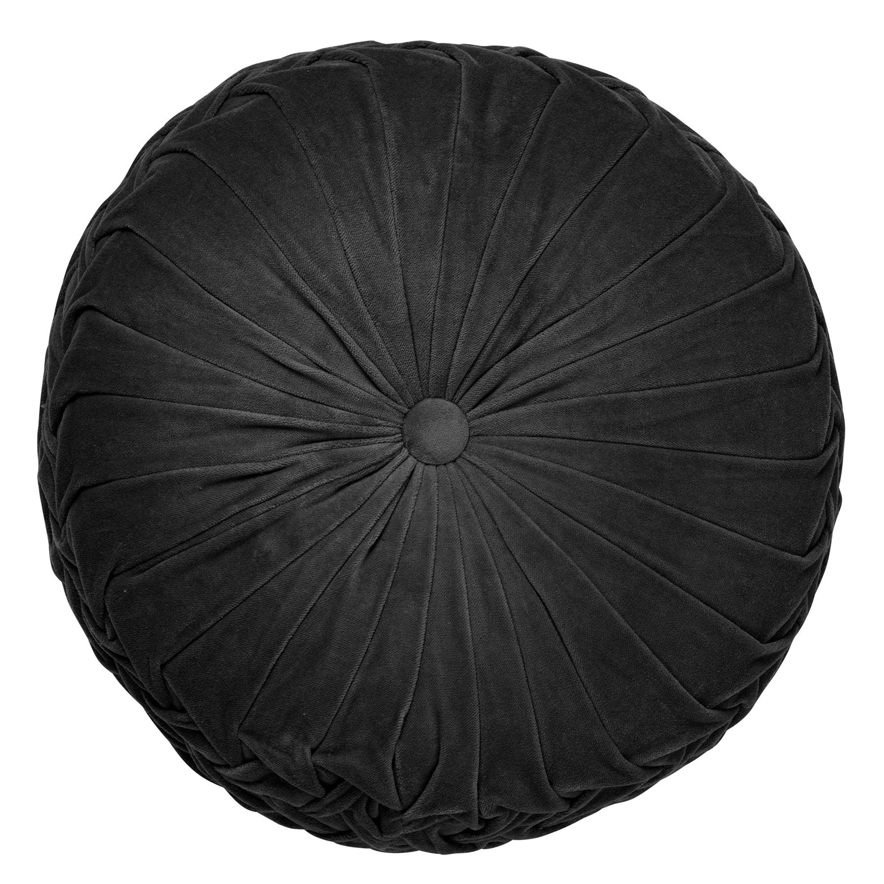 Dutch Decor sierkussen KAJA - Ø40 cm Raven