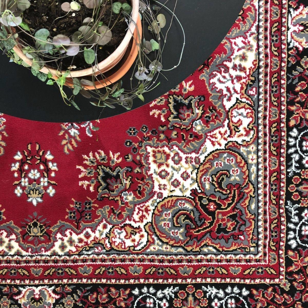 Interieur05- Vintage vloerkleed Nain Perzisch Rood