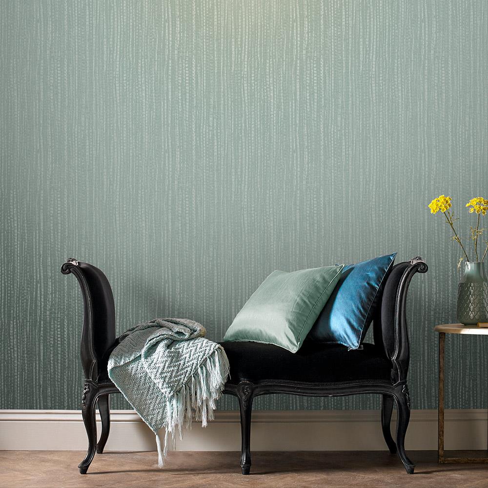 Graham & Brown - Vliesbehang - Bamboo Texture Green - 10mx52cm