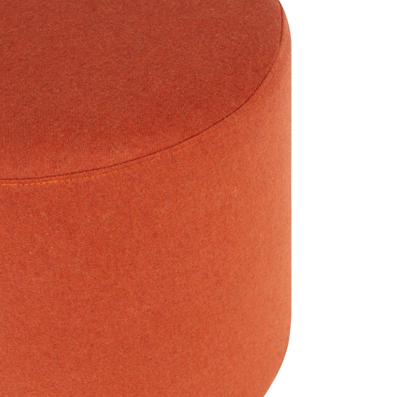 noo.ma Folk Poef - Terracotta Wool