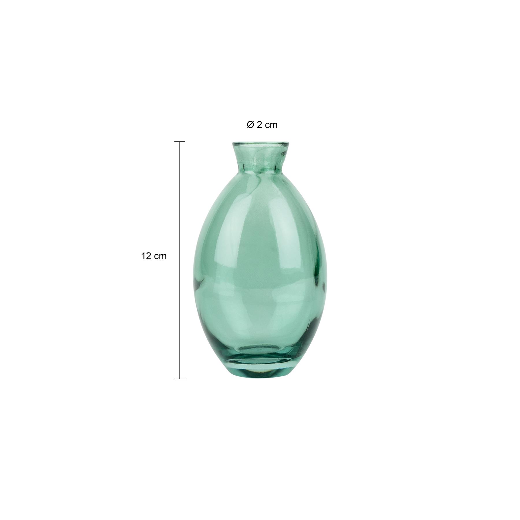 QUVIO Vazen set van 3 - Glas - Groen