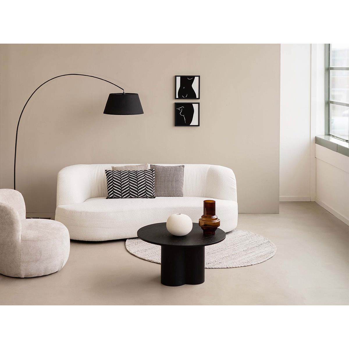 Vloerkleed Pebbel 834 - Rond ø120 cm