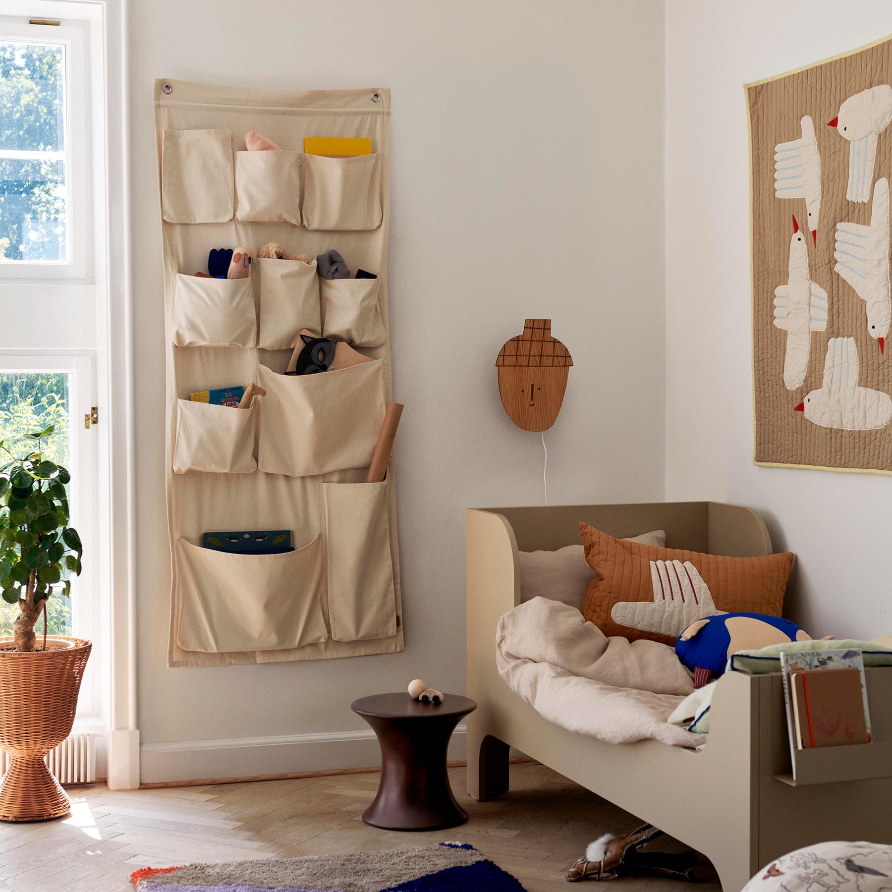 ferm LIVING Canvas Wandopberger - XL
