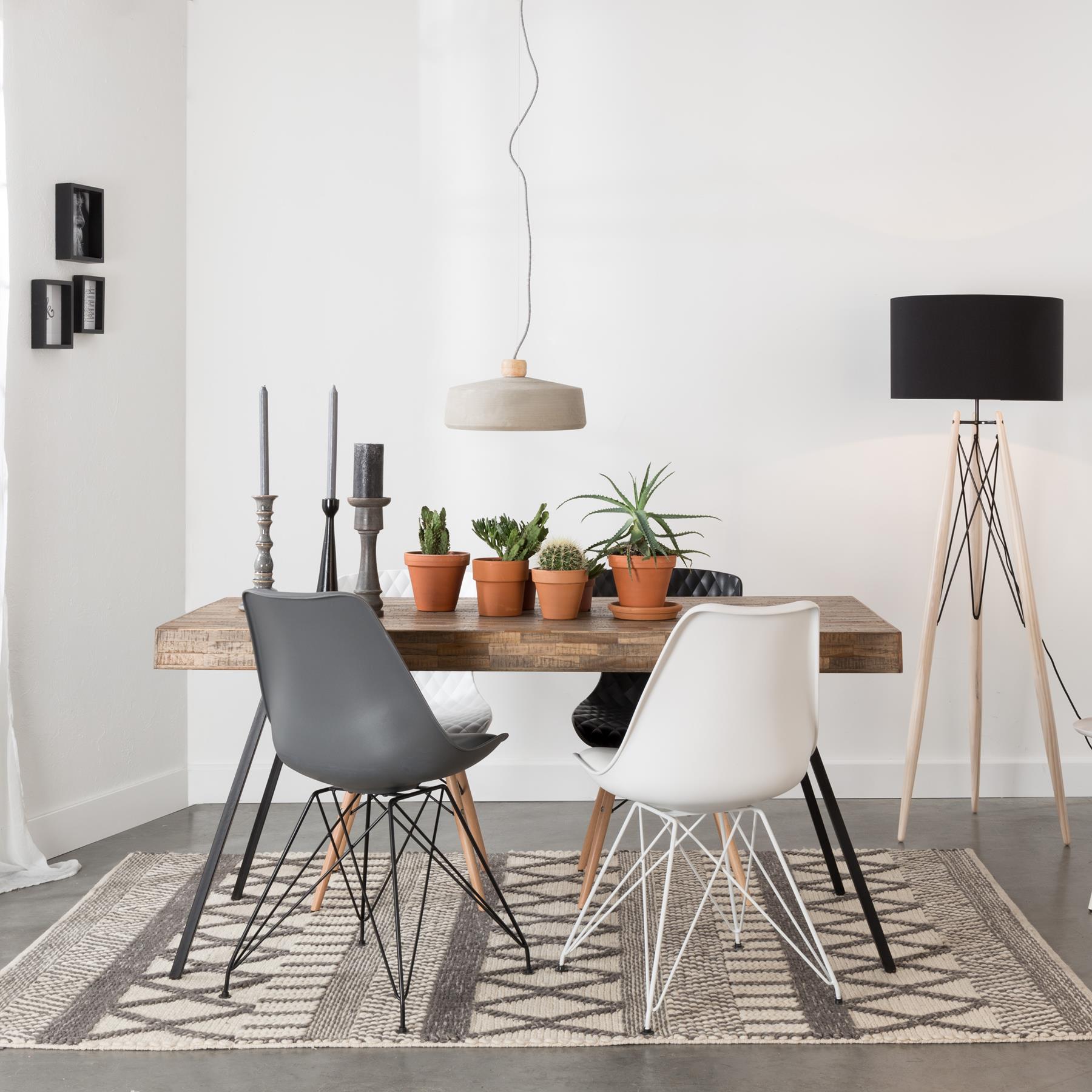 by fonQ  Tygo Eettafel - 160 x 78 cm - Bruin 