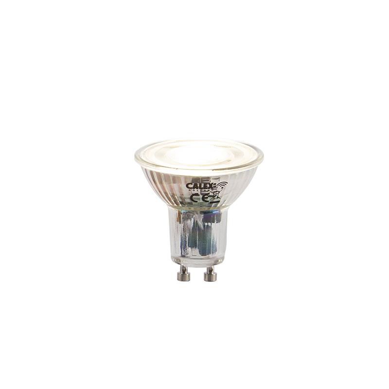 QAZQA Smart staande buitenlamp antraciet 30 cm IP44 incl. Wifi GU10 -