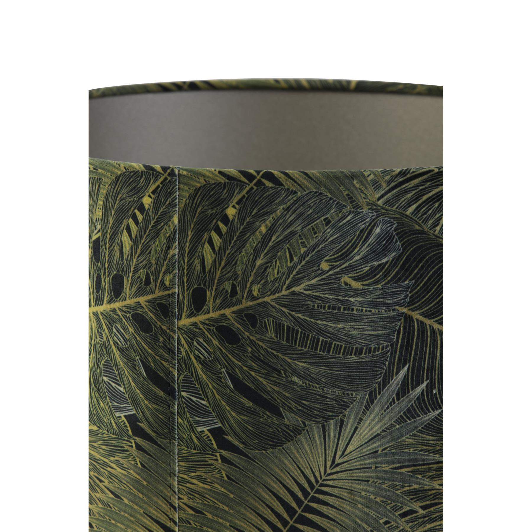 Light & Living Tafellamp Mace|Amazone - Zwart|Groen - Ø30x56cm