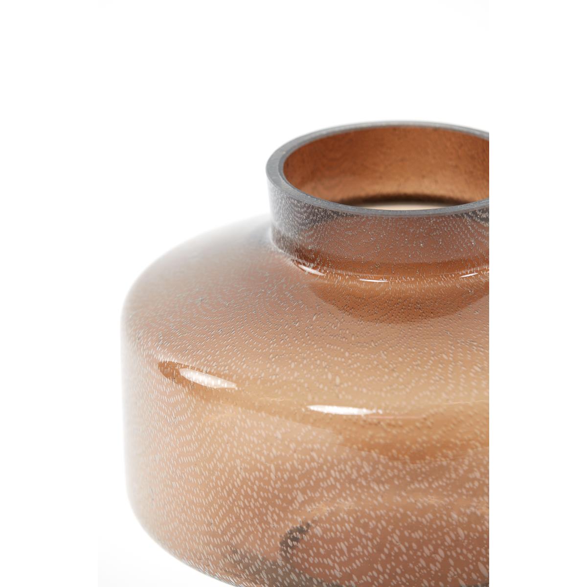 Light & Living - Vaas TRASMON - Ø23.5x29.5cm - Bruin