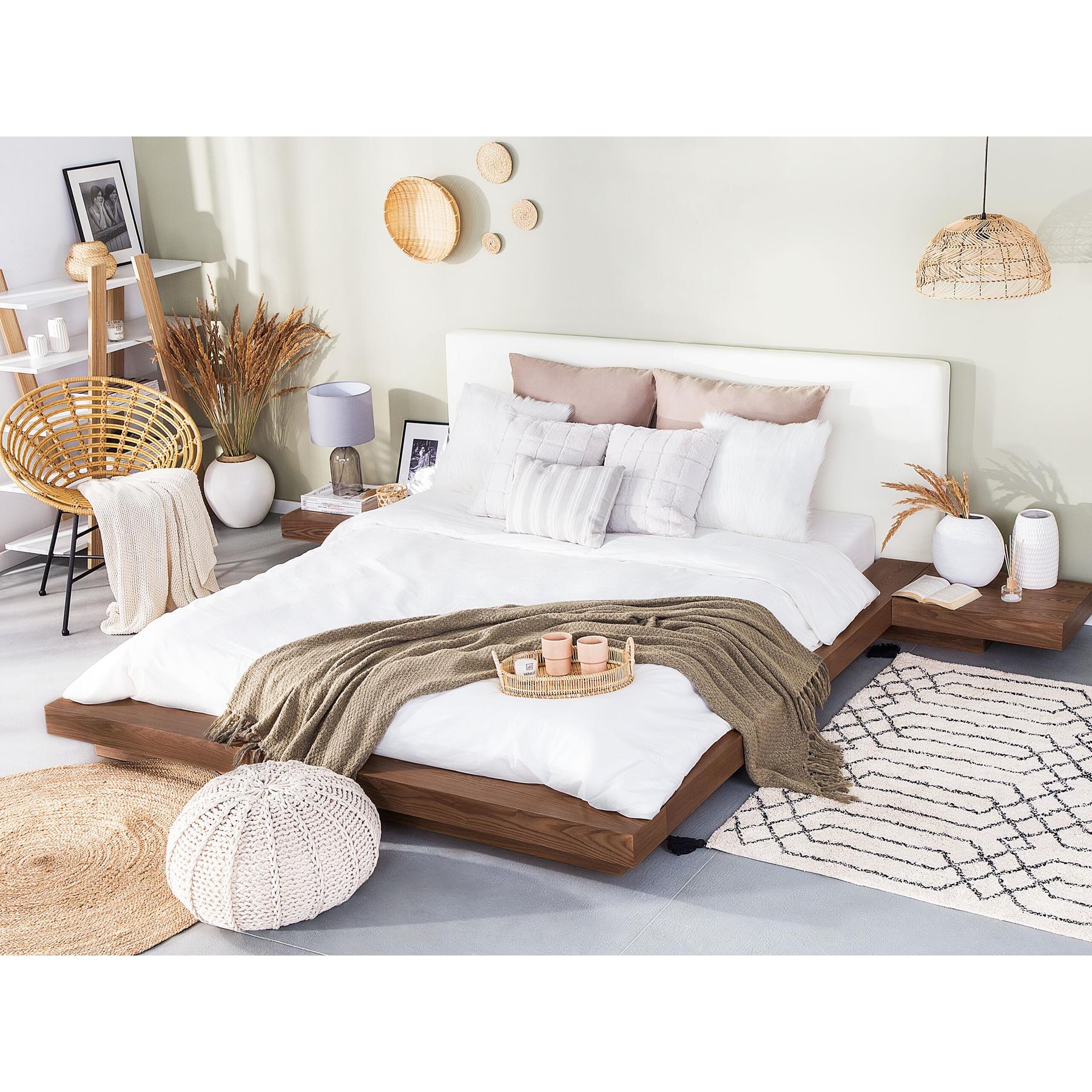 Beliani - ZEN - Futon tweepersoonsbed - Hout - 180 x 200 cm - MDF