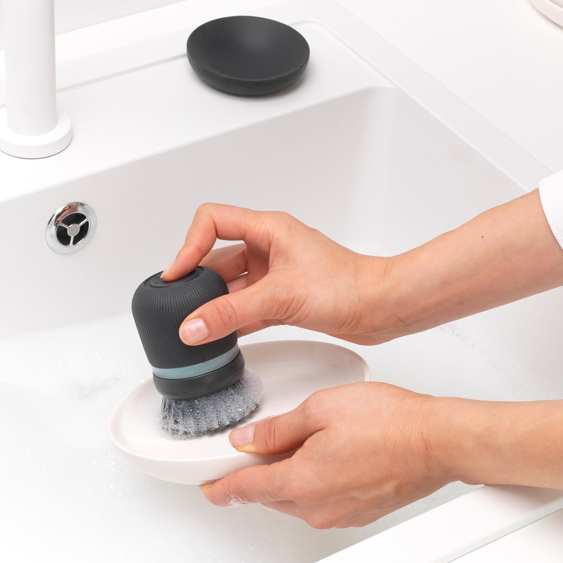 Brabantia Sink Side Afwasborstel met Zeepreservoir