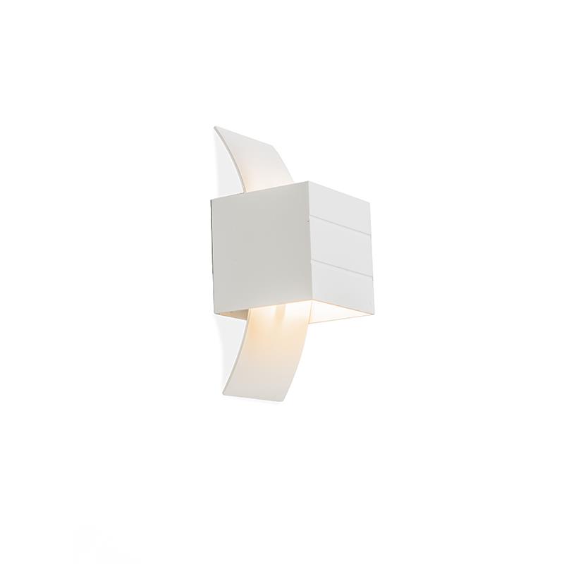 QAZQA Moderne wandlamp wit met lichteffect - Amy