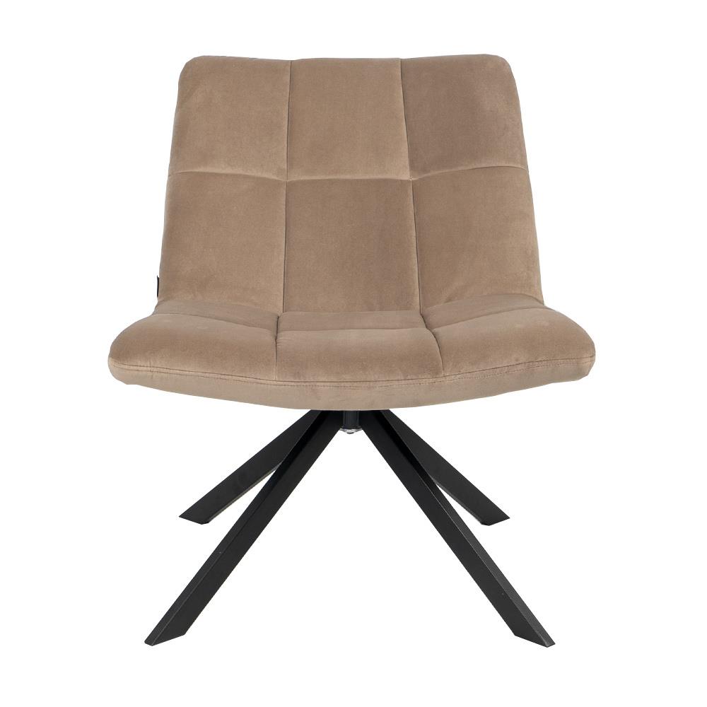 Bronx71 Velvet fauteuil Eevi taupe