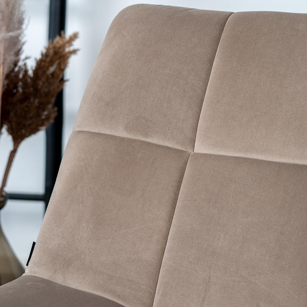 Bronx71 Velvet fauteuil Eevi taupe