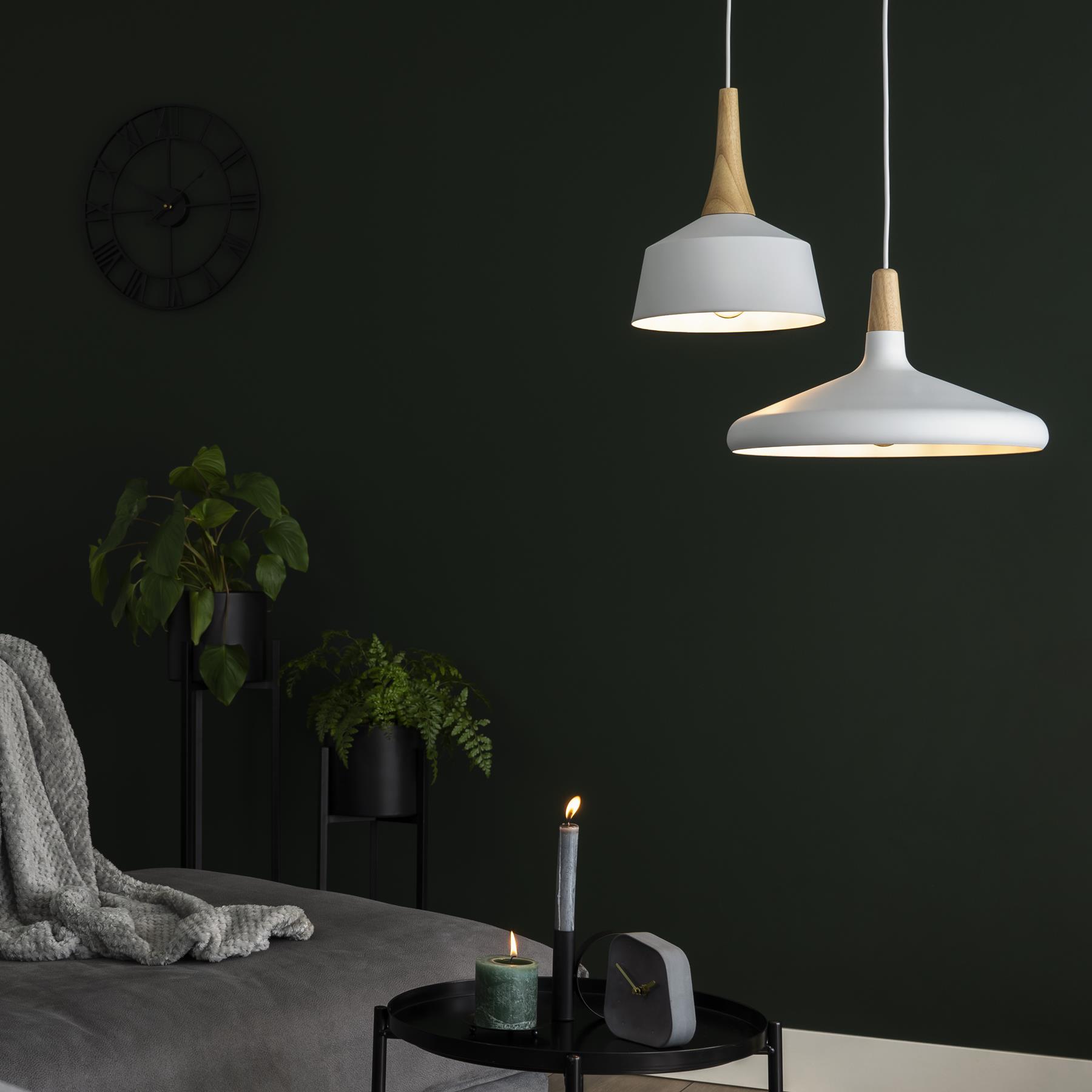QUVIO Hanglamp rond wit - QUV5132L-WHITE