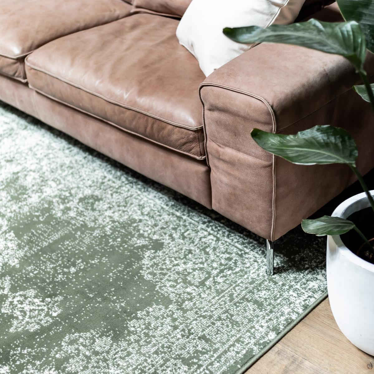 Eva Interior - Vloerkleed - Bloom - Polypropyleen - Groen