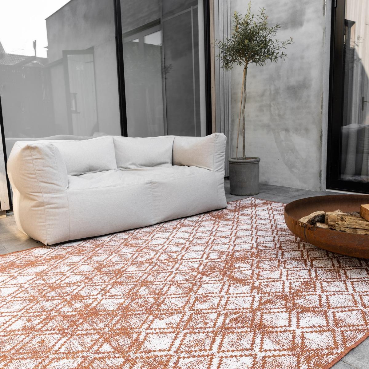 Eva Interior Buitenkleed Roest Frost 280 x 380 cm