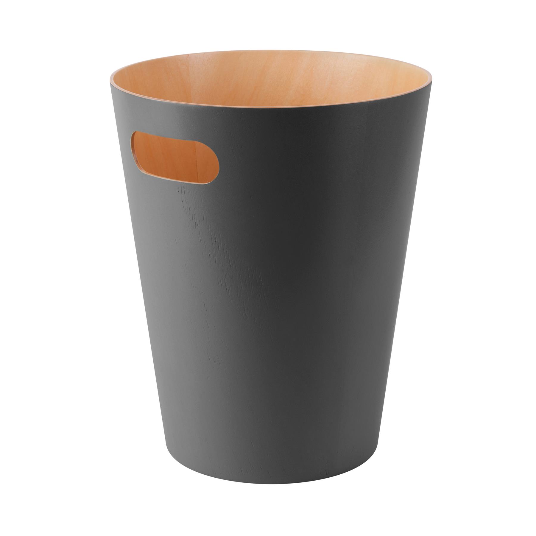 Umbra Woodrow Papierbak 7,5 L - Houtskool