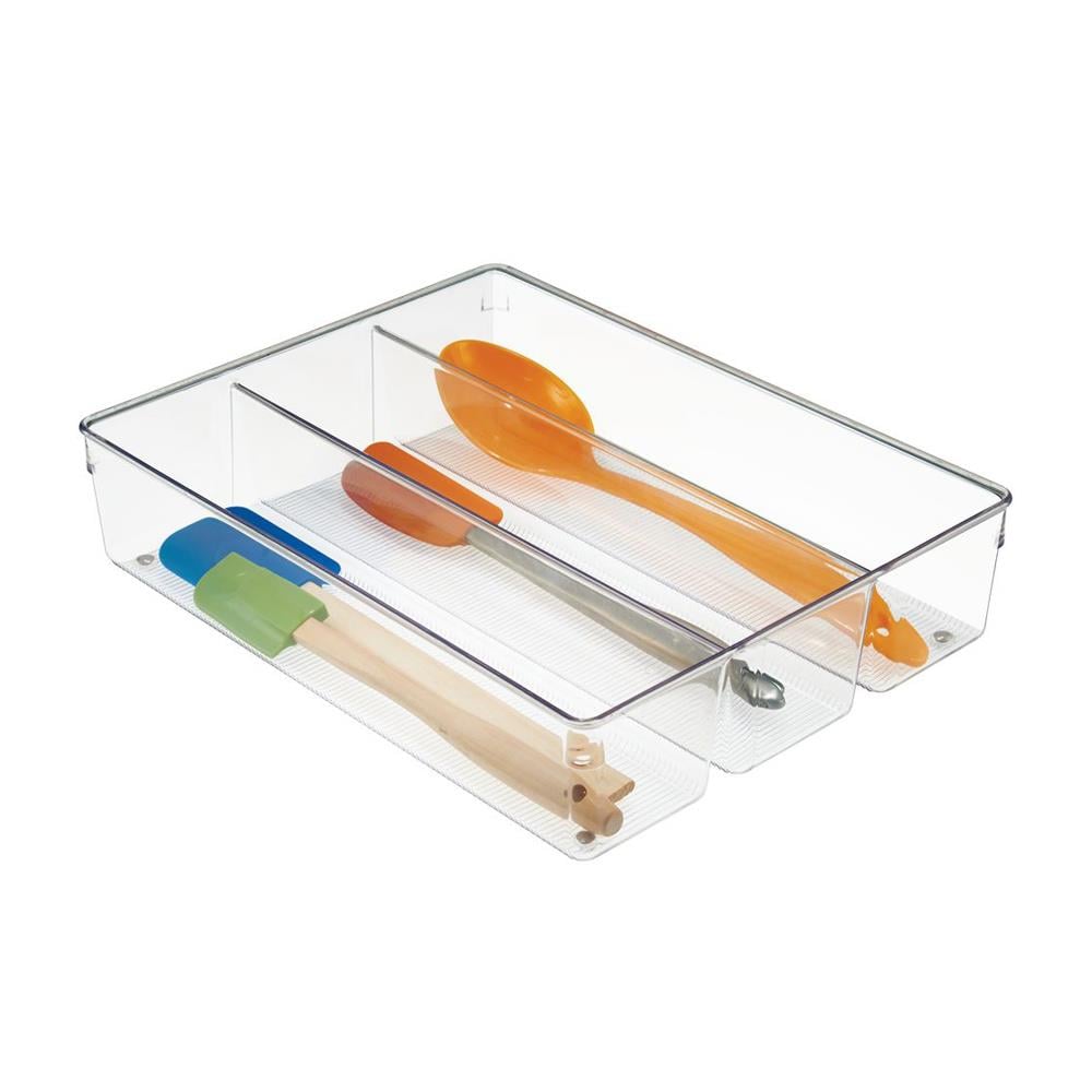 iDesign - Lade Organizer, 2 Vakken, 40.6 x 20.3 x 7.6 cm, Kunststof, T