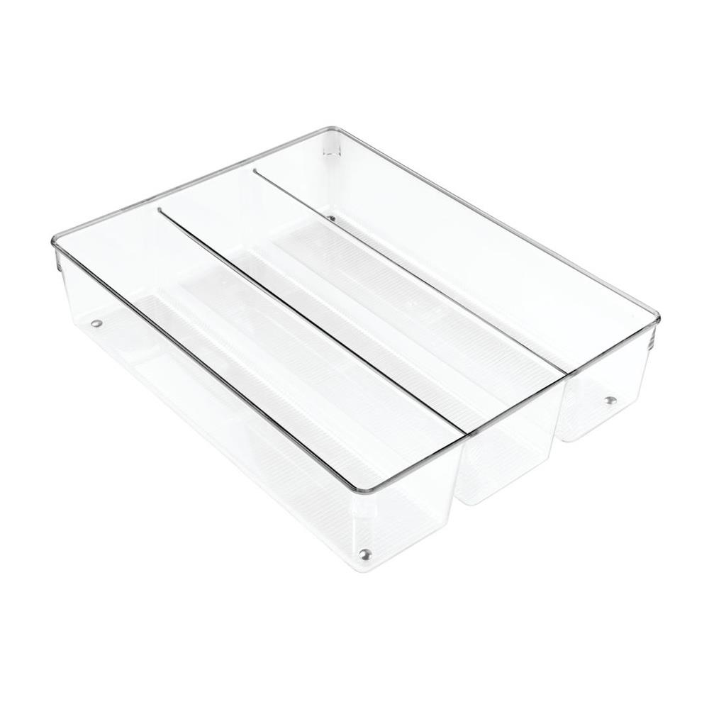 iDesign - Lade Organizer, 2 Vakken, 40.6 x 20.3 x 7.6 cm, Kunststof, T