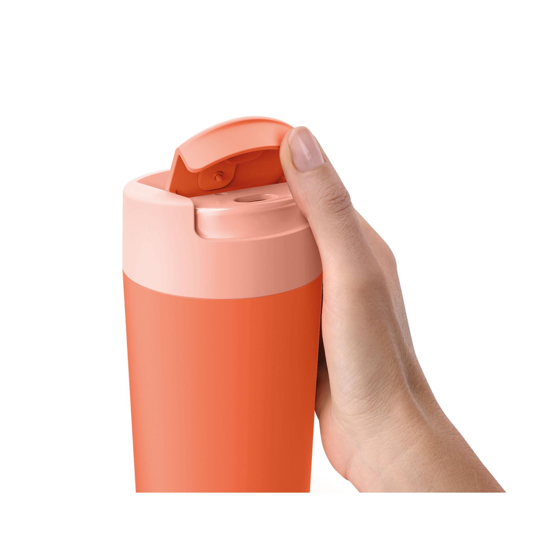 Joseph Joseph - Flip Top Drinkbeker, 454 ML, Koraal - Joseph Joseph |