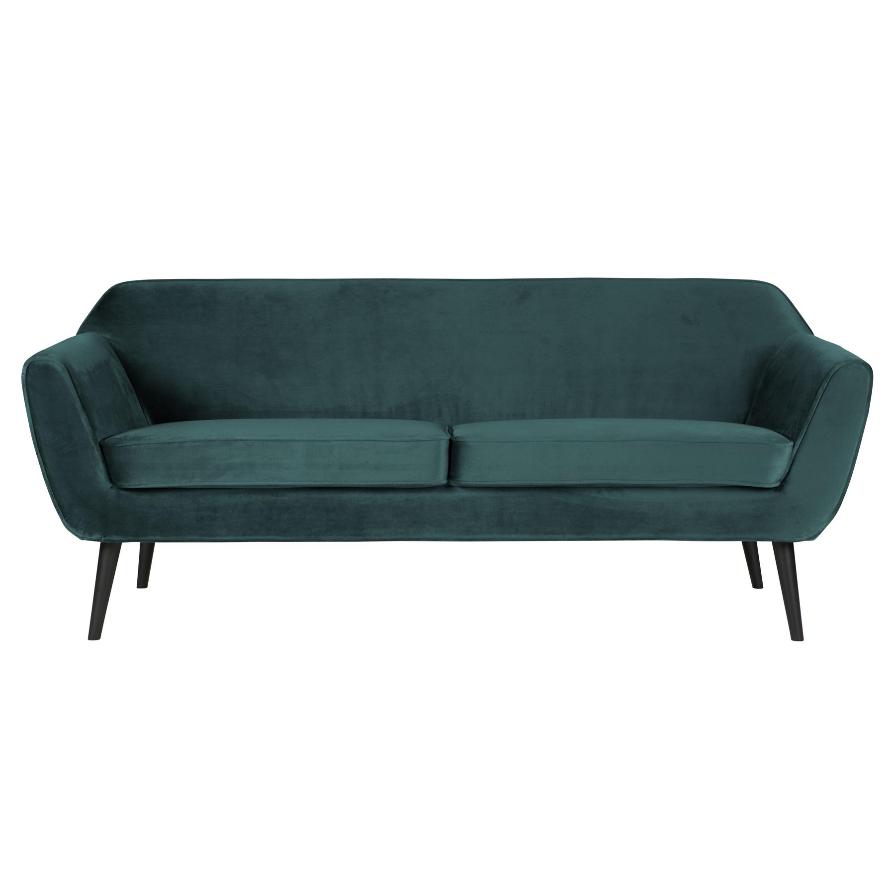 Woood Rocco 2-zitsbank - Velvet - Teal